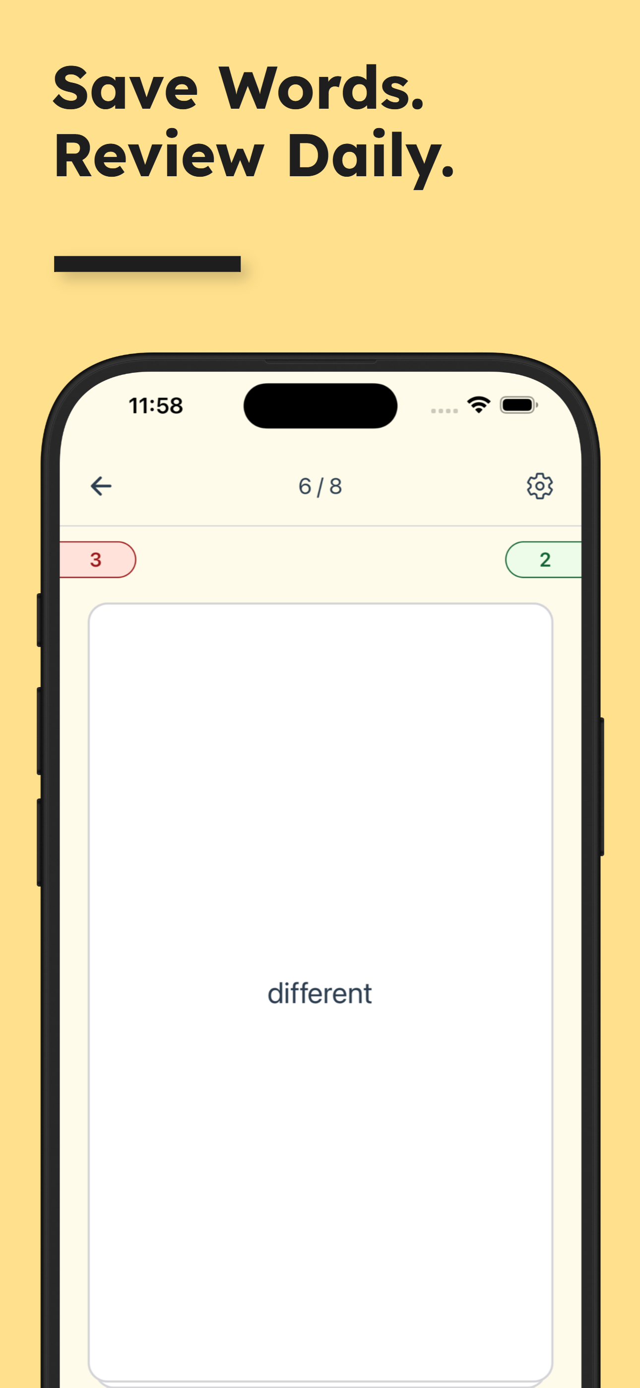ReadYours App Screenshot - Settings